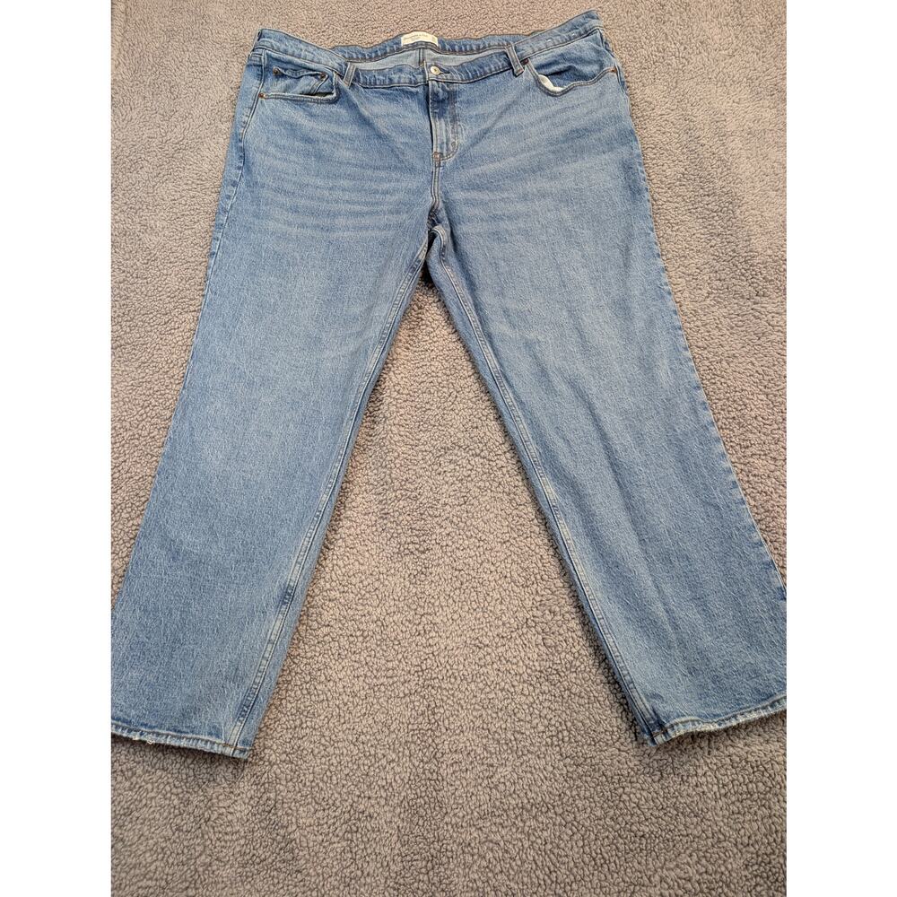 Abercrombie & Fitch Jeans Women's Size 36 Blue The Straight Mid Rise (0600)